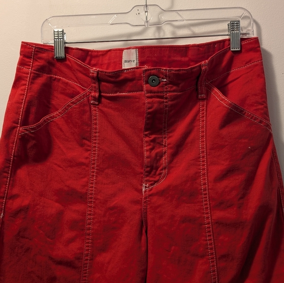 The Delaney Clean-Seamed High-Rise Wide-Leg Jeans by Maeve - Picture 7 of 14